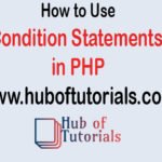 Condition Statements in PHP