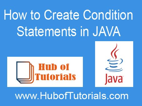 How to Create Condition Statements in JAVA