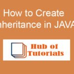 How to Create Inheritance in JAVA