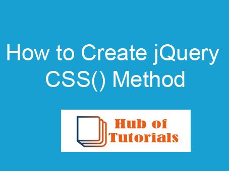 How to Create jQuery CSS() Method