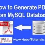 How to Generate PDF from MySQL Database