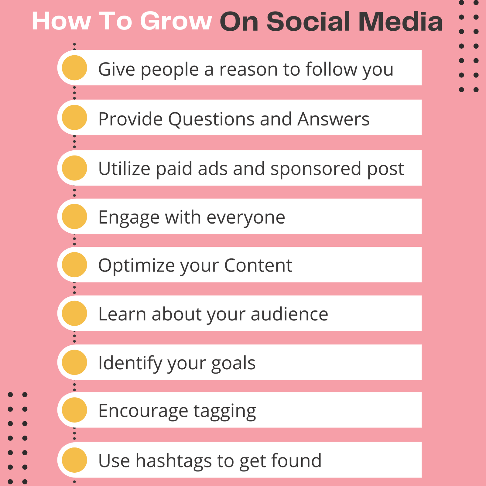 how to grow on social media