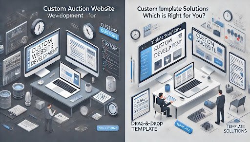Custom Auction Website Development vs. Template Solutions: Which is Right for You?